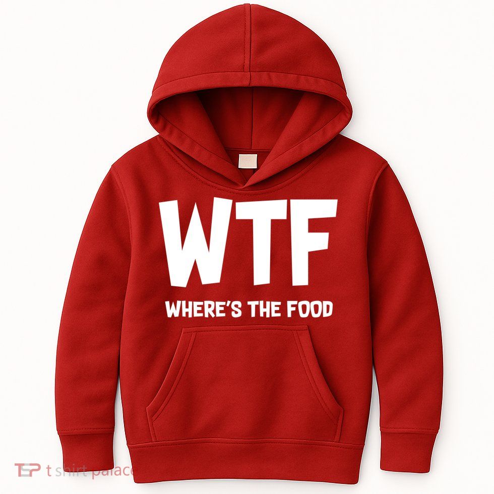 WTF Where's The Food Kids Hoodie
