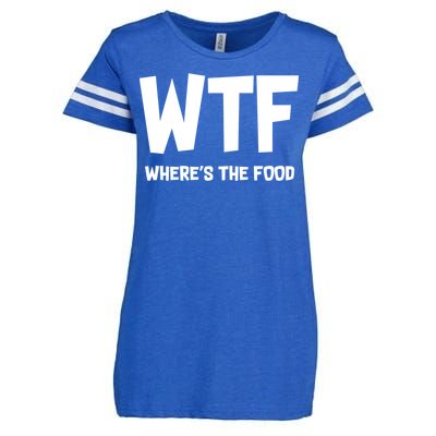 WTF Where's The Food Enza Ladies Jersey Football T-Shirt