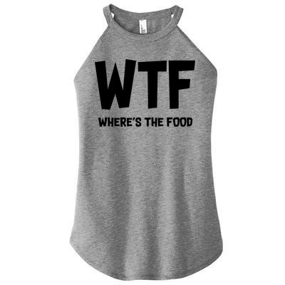 WTF Where's The Food Women's Perfect Tri Rocker Tank