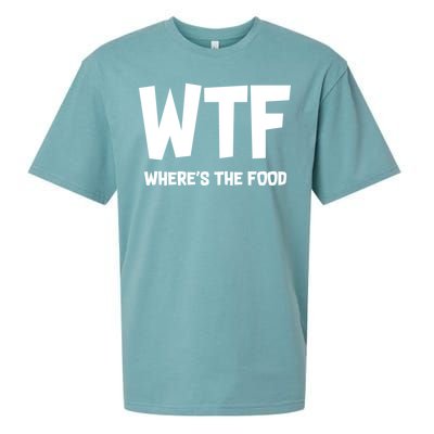 WTF Where's The Food Sueded Cloud Jersey T-Shirt