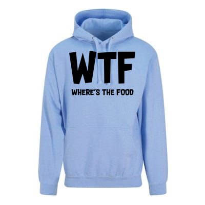 WTF Where's The Food Unisex Surf Hoodie