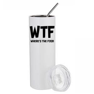 WTF Where's The Food Stainless Steel Tumbler