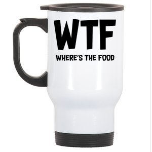 WTF Where's The Food Stainless Steel Travel Mug