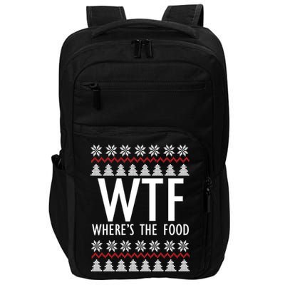 WTF Where's The Food Ugly Impact Tech Backpack