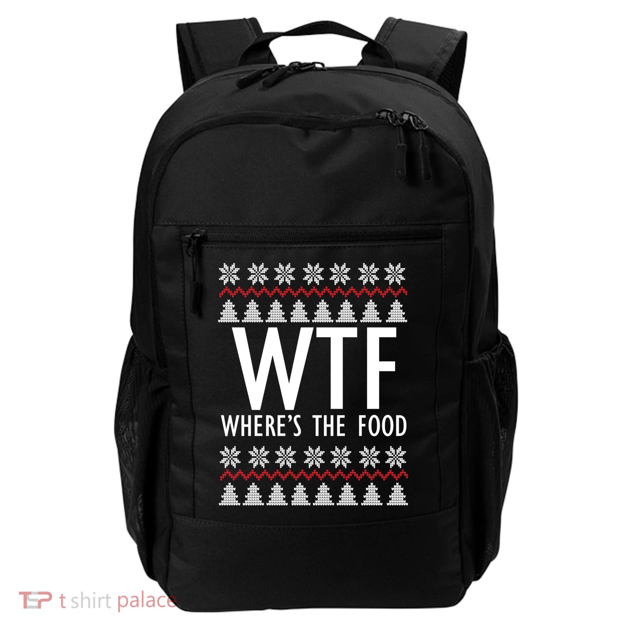 WTF Where's The Food Ugly Backpack