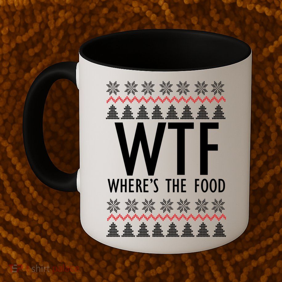 WTF Where's The Food Ugly Mug