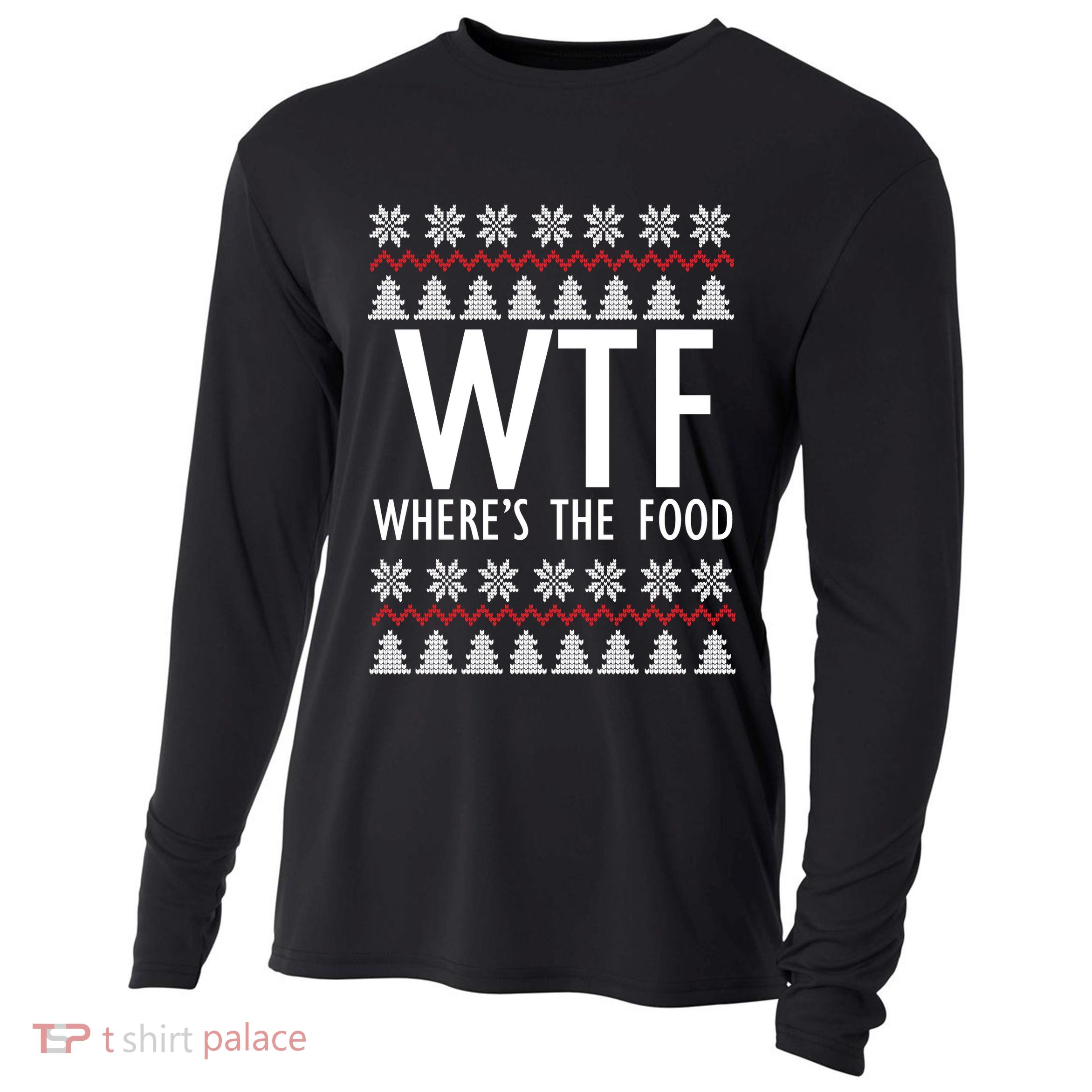 WTF Where's The Food Ugly Cooling Performance Long Sleeve Crew