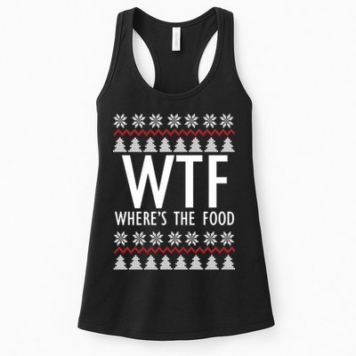 WTF Where's The Food Ugly Womens Tank Top