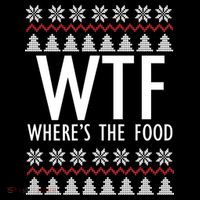 WTF Where's The Food Ugly Pom Pom 12in Knit Beanie