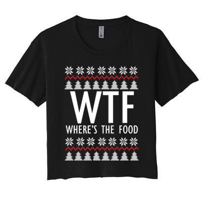 WTF Where's The Food Ugly Crop Top