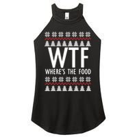 WTF Where's The Food Ugly Women's Perfect Tri Rocker Tank