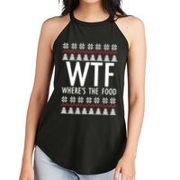 WTF Where's The Food Ugly Women's Perfect Tri Rocker Tank
