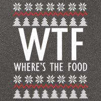 WTF Where's The Food Ugly Cotton Canvas Backpack