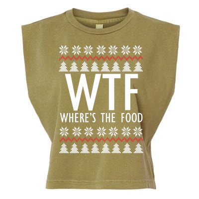 WTF Where's The Food Ugly Garment-Dyed Women's Muscle Tee