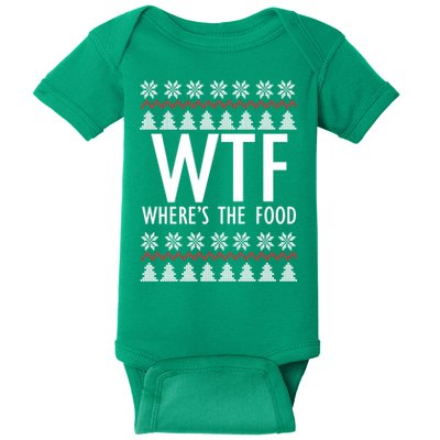 WTF Where's The Food Ugly Baby Bodysuit