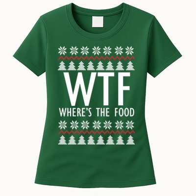 WTF Where's The Food Ugly Womens T-Shirt