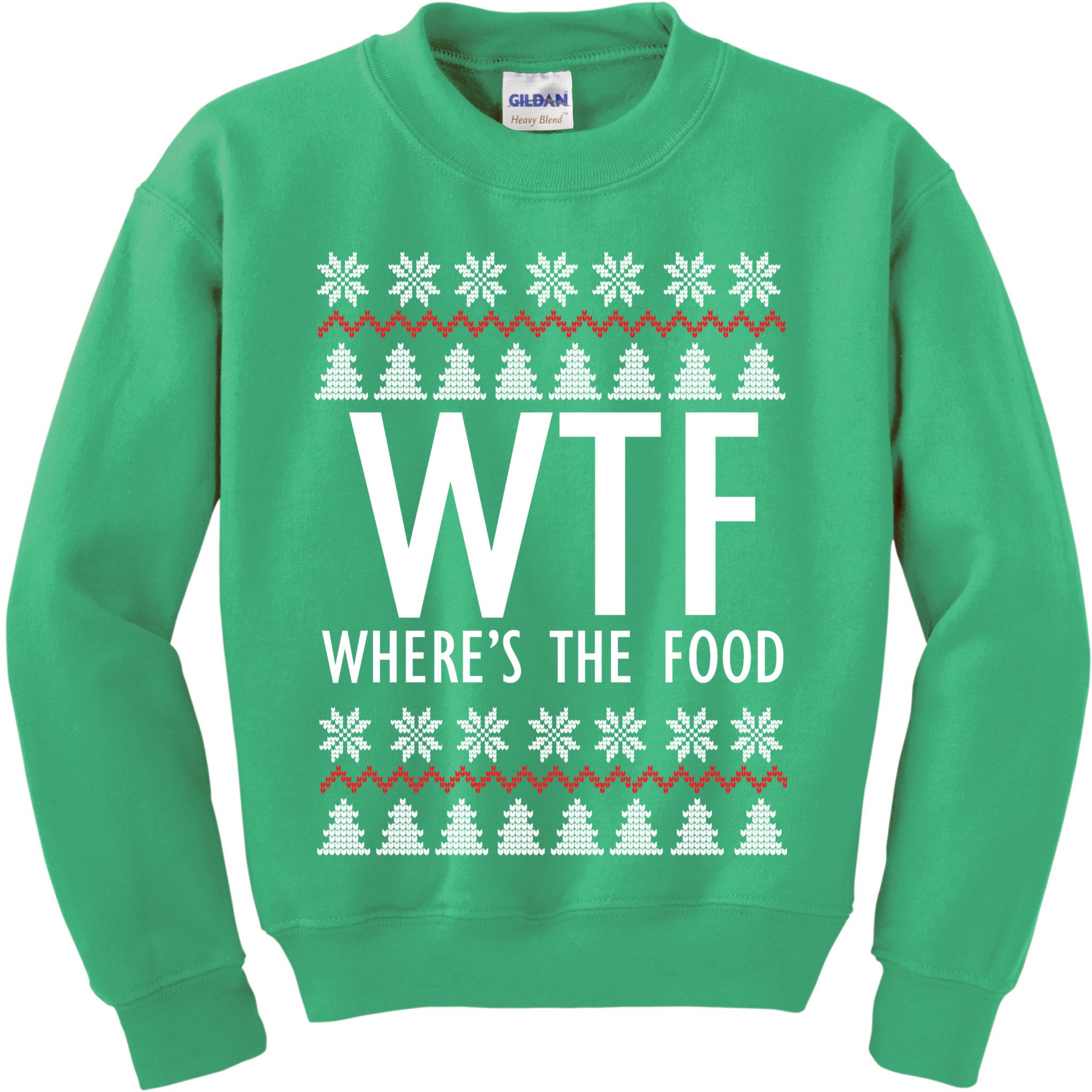 WTF Where's The Food Ugly Kids Sweatshirt
