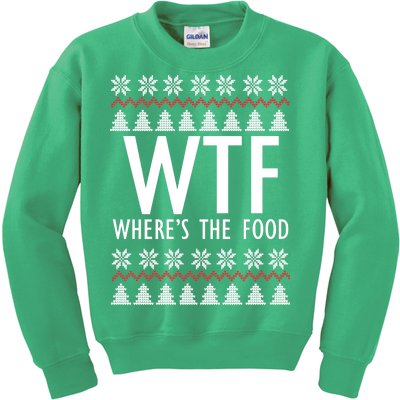 WTF Where's The Food Ugly Kids Sweatshirt