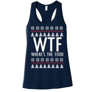 WTF Where's The Food Ugly Women's Racerback Tank