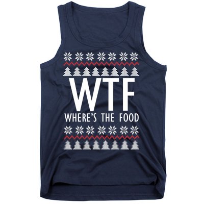 WTF Where's The Food Ugly Tank Top