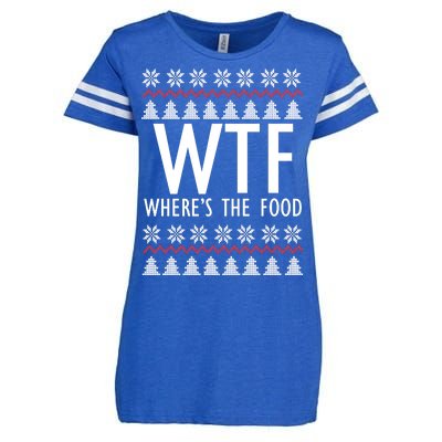 WTF Where's The Food Ugly Enza Ladies Jersey Football T-Shirt