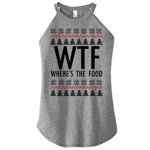 WTF Where's The Food Ugly Women's Perfect Tri Rocker Tank