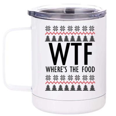 WTF Where's The Food Ugly 12 oz Stainless Steel Tumbler Cup