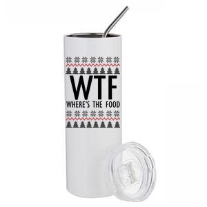 WTF Where's The Food Ugly Stainless Steel Tumbler