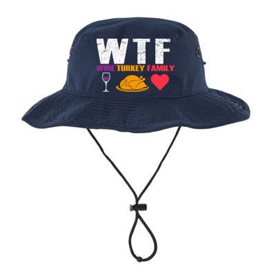 WTF Wine Turkey Family Thanksgiving  Bucket Hat