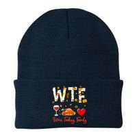 Wine Turkey Family Shirt WTF Funny Thanksgiving Gift Shirt Knit Cap Winter Beanie