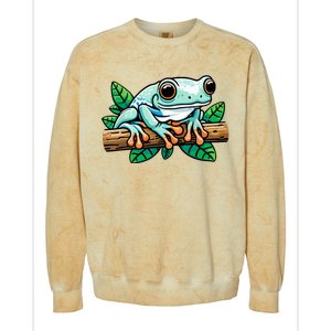 Whites Tree Frog Lover Australian Green Tree Frog Colorblast Crewneck Sweatshirt