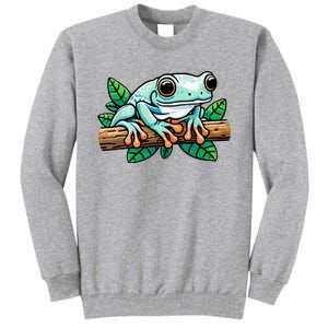 Whites Tree Frog Lover Australian Green Tree Frog Tall Sweatshirt