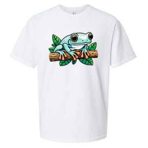 Whites Tree Frog Lover Australian Green Tree Frog Sueded Cloud Jersey T-Shirt