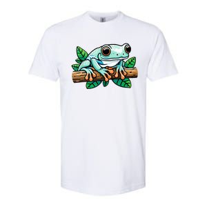 Whites Tree Frog Lover Australian Green Tree Frog Softstyle CVC T-Shirt