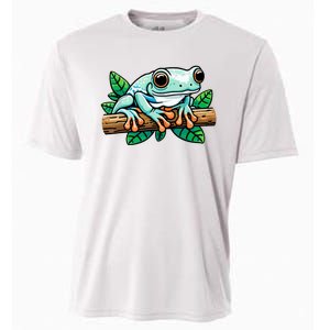 Whites Tree Frog Lover Australian Green Tree Frog Cooling Performance Crew T-Shirt