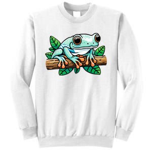 Whites Tree Frog Lover Australian Green Tree Frog Sweatshirt