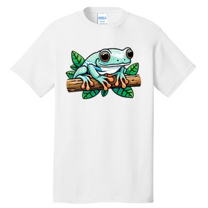 Whites Tree Frog Lover Australian Green Tree Frog Tall T-Shirt