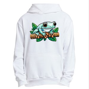 Whites Tree Frog Lover Australian Green Tree Frog Urban Pullover Hoodie