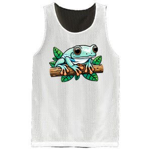 Whites Tree Frog Lover Australian Green Tree Frog Mesh Reversible Basketball Jersey Tank