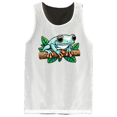 Whites Tree Frog Lover Australian Green Tree Frog Mesh Reversible Basketball Jersey Tank