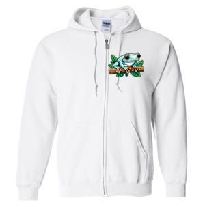 Whites Tree Frog Lover Australian Green Tree Frog Full Zip Hoodie