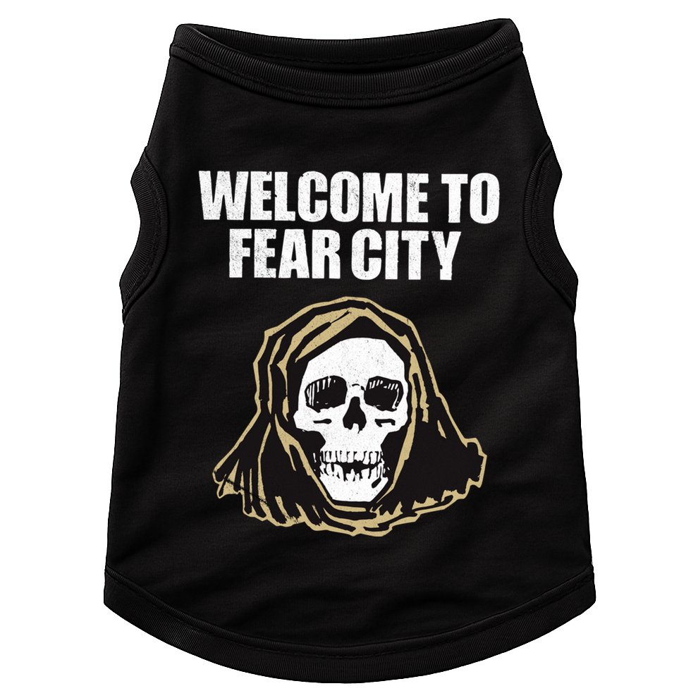 Welcome To Fear City Nyc New York 1977 Tourism Distressed Gift Doggie Tank