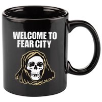 Welcome To Fear City Nyc New York 1977 Tourism Distressed Gift 11oz C Handle Ceramic Mug