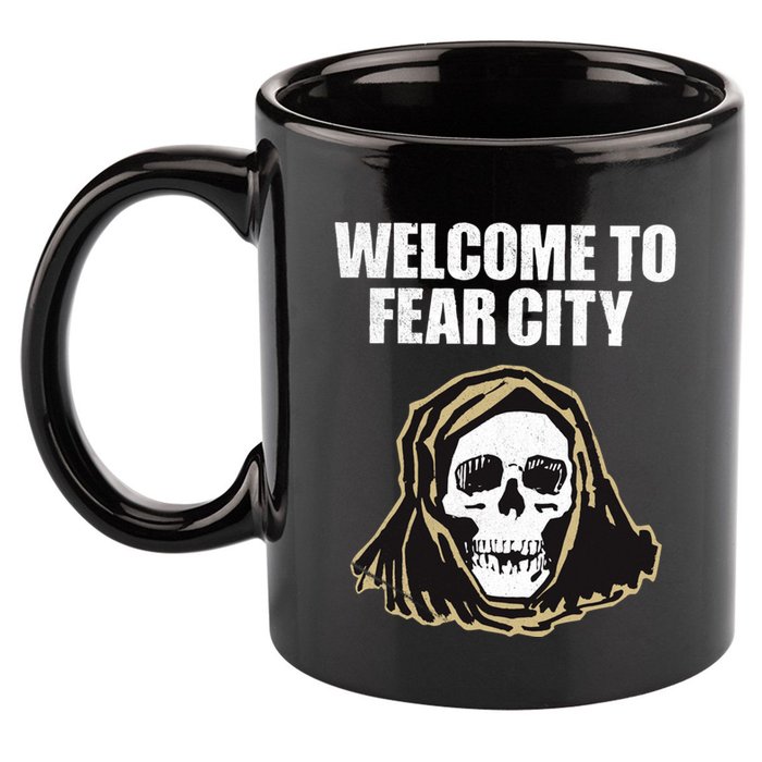 Welcome To Fear City Nyc New York 1977 Tourism Distressed Gift 11oz C Handle Ceramic Mug