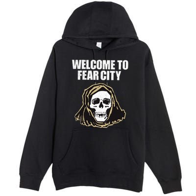 Welcome To Fear City Nyc New York 1977 Tourism Distressed Gift Premium Pullover Hoodie