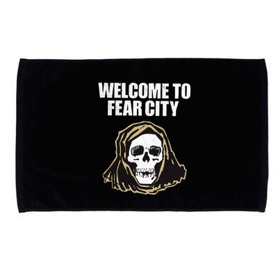 Welcome To Fear City Nyc New York 1977 Tourism Distressed Gift Microfiber Hand Towel