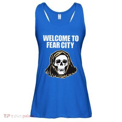 Welcome To Fear City Nyc New York 1977 Tourism Distressed Gift Ladies Essential Flowy Tank