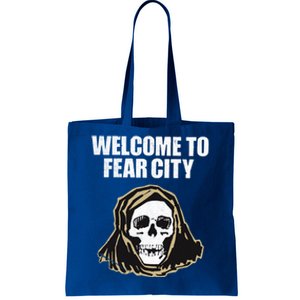 Welcome To Fear City Nyc New York 1977 Tourism Distressed Gift Tote Bag