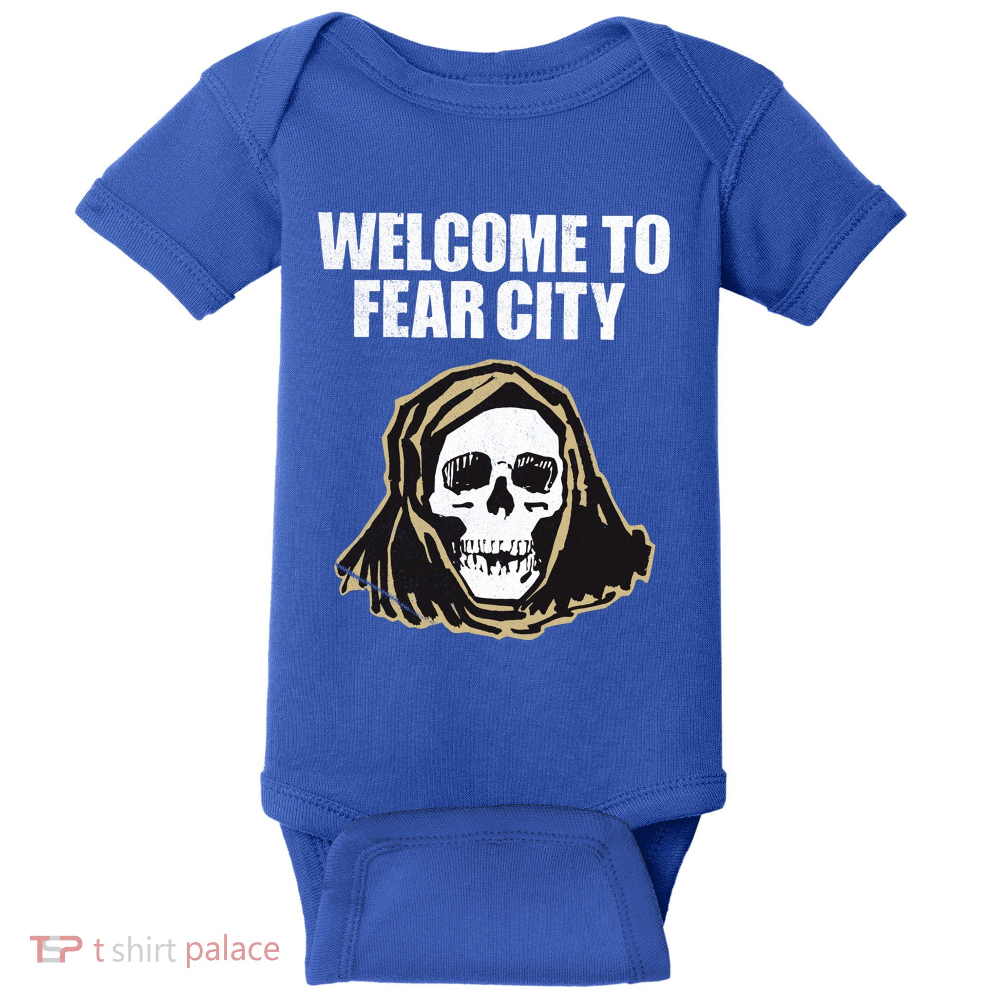 Welcome To Fear City Nyc New York 1977 Tourism Distressed Gift Baby Bodysuit