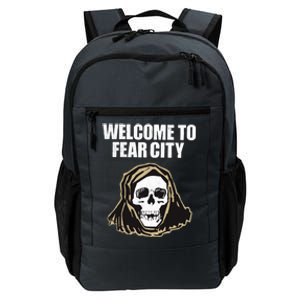 Welcome To Fear City Nyc New York 1977 Tourism Distressed Gift Daily Commute Backpack